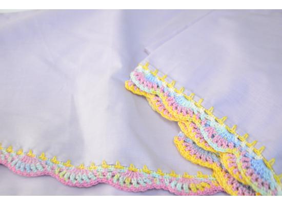 Prayer Clothes / Crochet with modern design light | baby blue color